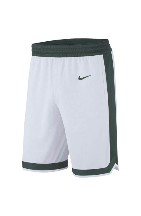 nike michigan state spartans replica basketball shorts white 33809xmsh|Men's Nike White Michigan State Spartans Retro Replica Basketball Shorts.